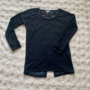 Maurice’s Long Sleeve Black Speckled Top